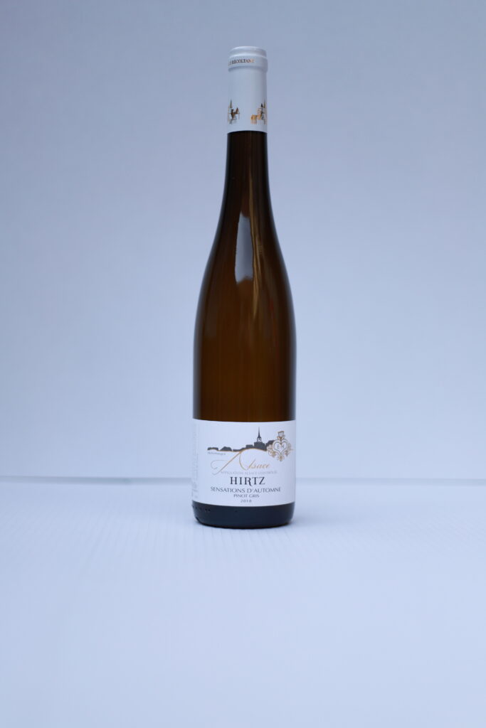 Vin d'Alsace AOC Pinot Gris sensations d'automne proche Mittelbergheim