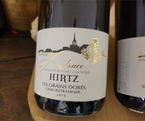 Bouteilles de vin d'Alsace du vigneron Edy Hirtz, en Alsace